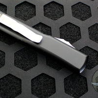 Microtech Ultratech Black Double Edge OTF Knife Satin Blade 122-4