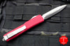 Microtech Ultratech Red Double Edge OTF Knife Satin Blade 122-4 RD