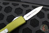 Microtech Ultratech OD Green D/E OTF Knife Satin Part Serrated Blade 122-5 OD