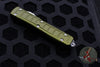 Microtech Ultratech II- Stepped Chassis- OTF Knife- Double Edge- OD Green With Stonewash Plain Edge Blade 122II-10 ODS