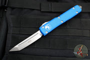 Microtech Ultratech Blue Tanto Edge OTF Knife Stonewash Blade 123-10 BL