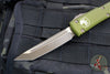 Microtech Ultratech OTF Knife- Tanto Edge- OD Green Handle- Bronzed Apocalyptic Blade 123-13 APOD
