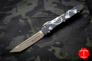 Microtech Ultratech OTF Knife- Tanto Edge- DEATH CARD Handle- Bronzed Apocalyptic Blade 123-13 DCS