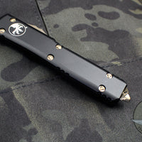 Microtech Ultratech OTF Knife- Tanto Edge- Black Handle- Bronzed Blade 123-13