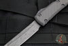 Microtech Ultratech OTF Knife- Tanto Edge- Carbon Fiber Top- Damascus Blade and Ringed Hardware 123-16 CFS SN087