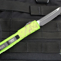Microtech Ultratech OTF Knife- Zombietech- Tanto Edge- Black Plain Edge Blade 123-1 Z