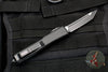 Microtech Ultratech OTF Knife- Tactical- Black Handle- Black Part Serrated Blade 123-2 T
