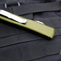 Microtech Ultratech OTF Knife- OD Green Handle- Satin Blade 123-4 OD