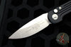 Microtech LUDT OTS Knife- Black Handle- Stonewash Blade 135-10