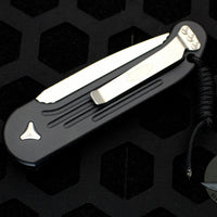 Microtech LUDT OTS Knife- Black Handle- Stonewash Blade 135-10