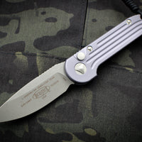 Microtech Gray LUDT Out The Side Auto Knife Apocalyptic Blade 135-10 APGY