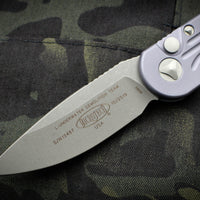 Microtech Gray LUDT Out The Side Auto Knife Apocalyptic Blade 135-10 APGY