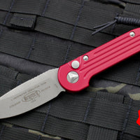 Microtech LUDT Red Single Edge OTS Knife Apocalyptic Blade 135-10 APRD