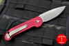 Microtech LUDT Red Single Edge OTS Knife Apocalyptic Blade 135-10 APRD