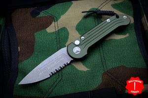 Microtech LUDT OD Green Knife Apocalyptic Finished Part Serrated Blade 135-11 APOD