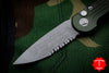 Microtech LUDT OD Green Knife Apocalyptic Finished Part Serrated Blade 135-11 APOD