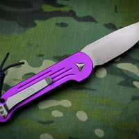 Microtech LUDT OTS Auto Violet Knife Bronzed Blade 135-13 VI
