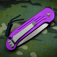 Microtech LUDT OTS Auto Violet Knife Bronzed Blade 135-13 VI