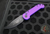 Microtech LUDT OTS Auto Purple Knife Black Blade 135-1 PU
