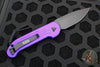Microtech LUDT OTS Auto Purple Knife Black Blade 135-1 PU