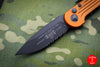 Microtech LUDT Orange Knife Black Part Serrated Blade 135-2 OR