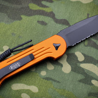 Microtech LUDT Orange Knife Black Part Serrated Blade 135-2 OR