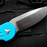 Microtech LUDT OTS Auto Turquoise Handle with Satin Blade 135-4 TQ