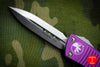 Microtech Violet Troodon Double Edge OTF knife with Stonewash Blade 138-10 VI