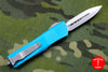 Microtech Turquoise Troodon Double Edge OTF knife with Stonewash Blade 138-10 TQ