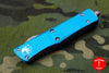 Microtech Turquoise Troodon Double Edge OTF knife with Stonewash Blade 138-10 TQ