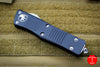 Microtech Troodon Double Edge OTF knife Black with Apocalyptic Part Serrated Blade 138-11 AP