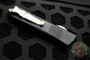 Microtech Troodon Double Edge OTF knife Black with Apocalyptic Full Serrated Blade 138-12 AP