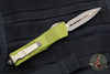 Microtech Troodon OTF knife- Double Edge- OD Green with Bronze Apocalyptic Blade 138-13 APOD