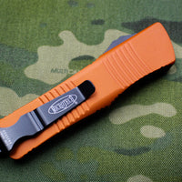 Microtech Troodon Orange Double Edge OTF knife with Black Blade 138-1 OR