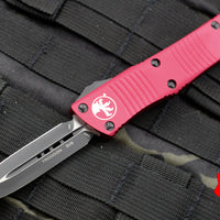 Microtech Troodon RED Double Edge OTF knife with Black Blade 138-1 RD