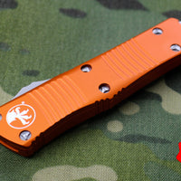Microtech Troodon Orange Double Edge OTF knife with Satin Blade 138-4 OR