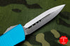 Microtech Troodon Turquoise Double Edge OTF knife with Satin Blade 138-4 TQ