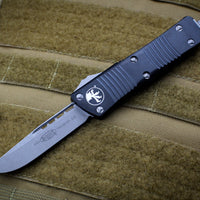 Microtech Troodon Single Edge OTF knife Black with Apocalyptic Blade 139-10 AP