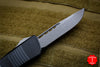 Microtech Troodon Single Edge OTF knife Black with Apocalyptic Blade 139-10 AP