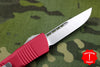 Microtech Troodon Single Edge OTF knife Red with Stonewash Blade 139-10 RD