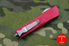 Microtech Troodon Single Edge OTF knife Red with Stonewash Blade 139-10 RD