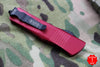 Microtech Troodon Red Single Edge OTF Knife with Black Blade 139-1 RD