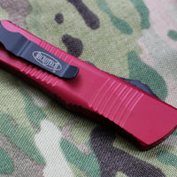 Microtech Troodon Red Single Edge OTF Knife with Black Blade 139-1 RD