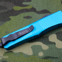 Microtech Troodon Turquoise Single Edge OTF Knife with Black Blade 139-1 TQ