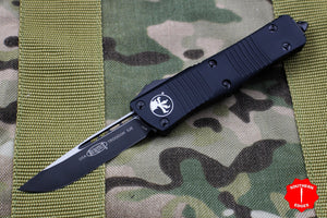 Microtech Troodon Single Edge OTF Knife Black Tactical with Black Blade 139-1 T