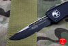 Microtech Troodon Single Edge OTF Knife Black Tactical with Black Blade 139-1 T