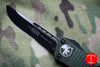Microtech Troodon OD Green Single Edge OTF Knife with Black Part Serrated Blade 139-2 OD