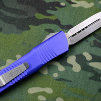 Microtech Combat Troodon OTF Knife- Double Edge-  Purple Handle- Bronze Blade 142-13 PU