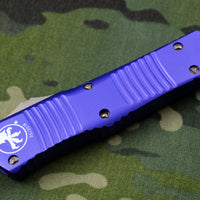 Microtech Combat Troodon OTF Knife- Double Edge-  Purple Handle- Bronze Blade 142-13 PU