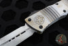 Microtech Combat Troodon OTF Knife- Sandtrooper- Double Edge- Battle White Handle- Battle White Blade 142-1 SAD